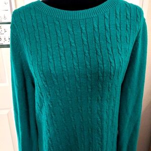 Wicked Green Talbots Sweater sz 3x